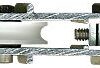 1-1010 Wunderlich Glass Sliding Door Roller - Suits Wunderlich 2V Series - Image 2