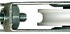 1-2200 Concave Adjustable Wardrobe Roller - Image 2