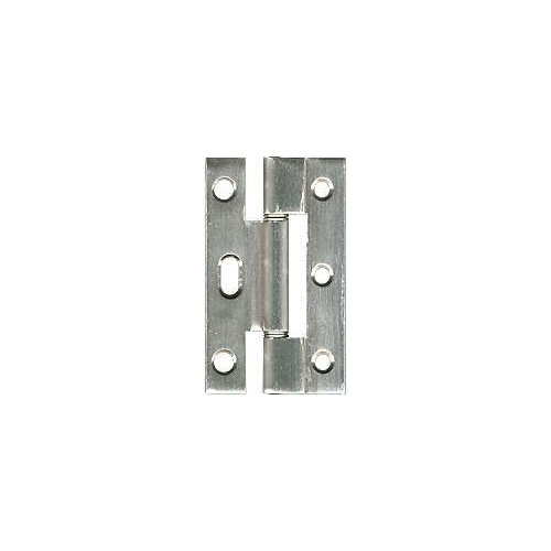 10-1250 Brushed Clear Heavy Duty Security Door Hinge