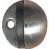 11-125 Commercial door stop - floor fix - 1/2 circle shape