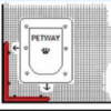 12-263 Petway 'L' Pet Door Bracket