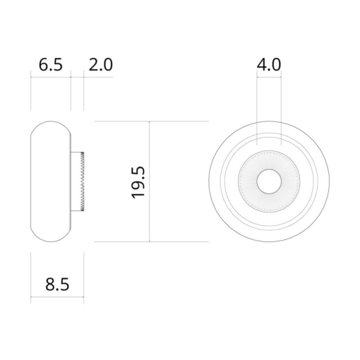 3-3030 19.5Mm Radius Profile Top Roller - Image 3