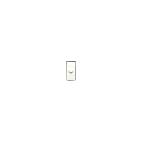 3-3723 White Emperor Shower Screen Rail End Cap