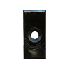 3-372 Emperor Shower Screen Rail End Cap - Black Or White