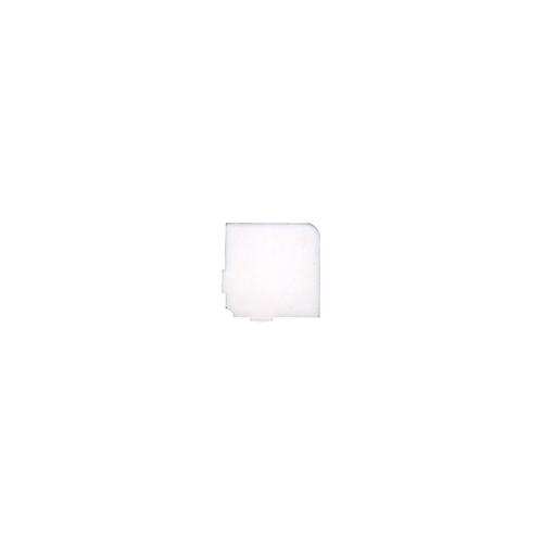 3-3763 White Emperor Shower Screen Front Corner Cover Cap