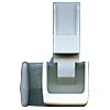 3-4033 White Elite Shower Screen RH Bottom Guide