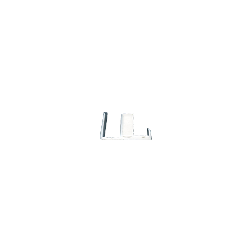 3-4193 White Bgc Shower Screen Sill Guide Set