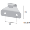 5-2160 Stainless Steel Cam Catch Keeper - Image 2