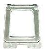 6-1025 Clear Standard Flyscreen Finger Pull