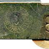 1-1042 Brass Dowell Timber Door Roller