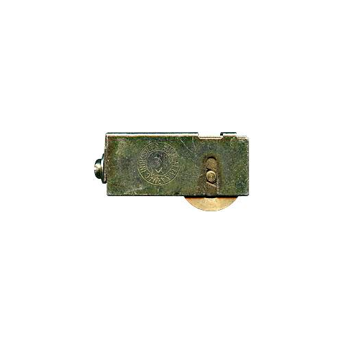 1-1042 Brass Dowell Timber Door Roller