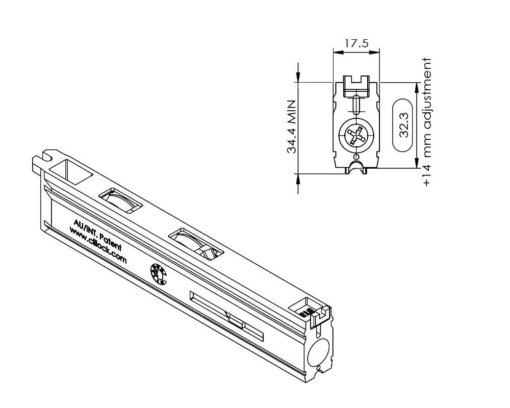 1-3210 Ciilock 58 Series Dual Roller Carriage - Image 2