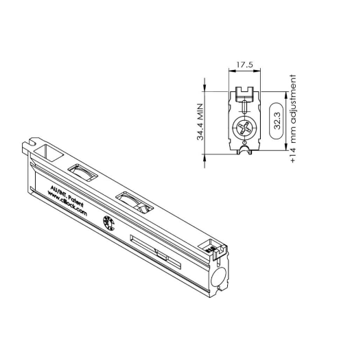 1-3210 Ciilock 58 Series Dual Roller Carriage - Image 2