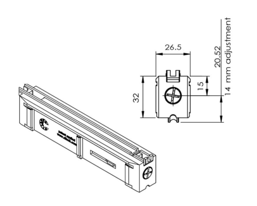 1-3215 Aws/Vantage Slide Master Roller - Image 2