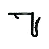 6-1480 9mm Flyscreen Retention Clip