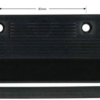 7-164 Doric Flush Outer Pull