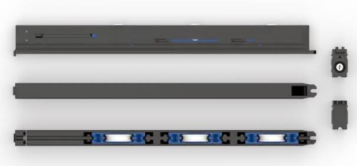 1-3211 Ciilock 58 Series Triple Door Roller - Image 2