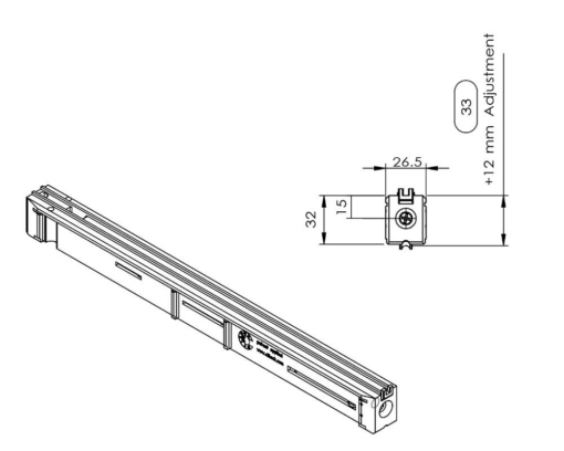 1-3220 Aws/ Vantage Triple Roller Carriage - Image 3