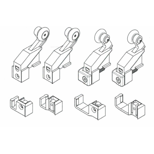 3-4370 Roller &Amp; Guide Set - Suits Bradnams Essential &Amp; Dimond Shower Screen Set - Image 4