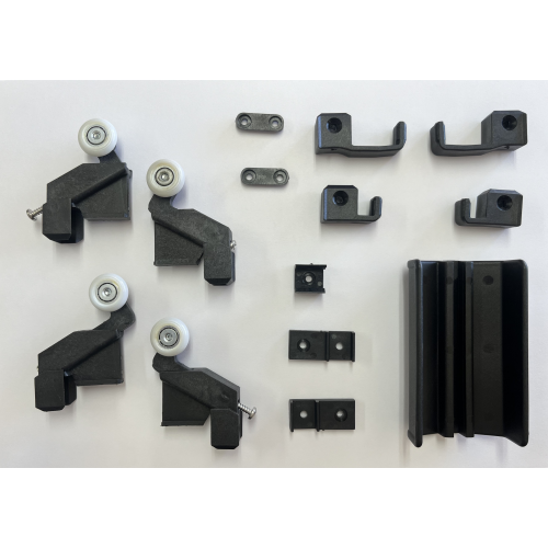 3-4370 Roller &Amp; Guide Set - Suits Bradnams Essential &Amp; Dimond Shower Screen Set