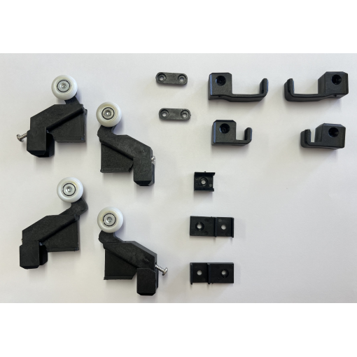 3-4370 Roller &Amp; Guide Set - Suits Bradnams Essential &Amp; Dimond Shower Screen Set - Image 2