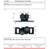 11-1620 Commercial Floor Guide – Suits Top Hung Commercial Aluminium Sliding Doors