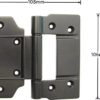 10-1330 Aluminium Flat Frame Hinge - Suits Bradnams/ Nu-Look - Image 4
